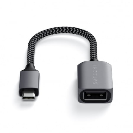 Adaptor Satechi USB-C to USB 3.0 Adapter, Space Grey, ST-UCATCM - imagine 2
