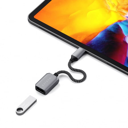 Adaptor Satechi USB-C to USB 3.0 Adapter, Space Grey, ST-UCATCM - imagine 5