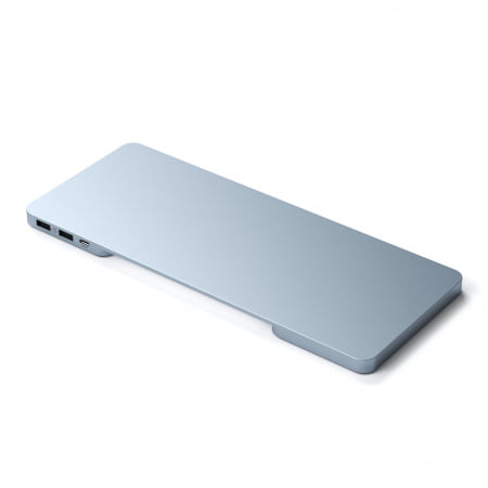 Adaptor Satechi USB-C Slim Dock 24" IMAC (1xType-C Upstream Port,2x USB 2.0,1xMicro SD,1xSD Card,1xUSB-A,1x M.2 SSD slot, 1xUSB-C) colour match cable inc. - Blue, ST-UCISDB - imagine 3