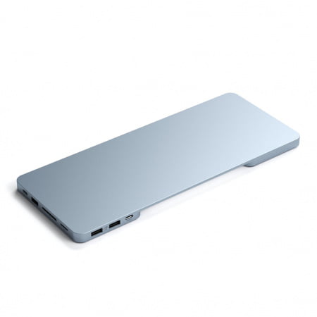 Adaptor Satechi USB-C Slim Dock 24" IMAC (1xType-C Upstream Port,2x USB 2.0,1xMicro SD,1xSD Card,1xUSB-A,1x M.2 SSD slot, 1xUSB-C) colour match cable inc. - Blue, ST-UCISDB - imagine 4