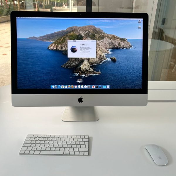 iMac A1419 27” (Late 2015) Retina 5k, 32 GB RAM, 1TB HDD + 120 GB SSD, Intel i5, 3.2 Ghz, AMD Radeon R9 M390 2GB, Magic Keyboard + Magic Mouse 2