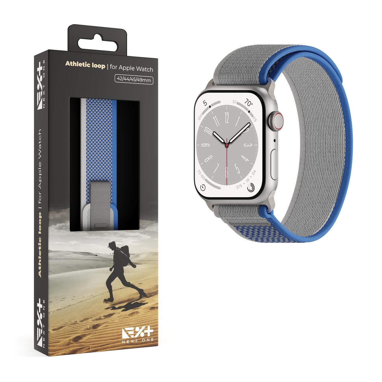 NEXT ONE ATHLETIC LOOP FOR APPLE WATCH 45/49MM | SILVER