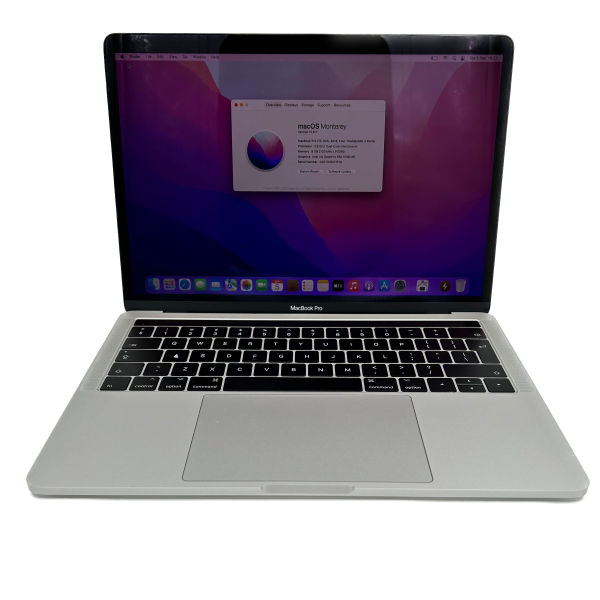 MacBook Pro A1706 13″ Retina (2016) Touchbar, Intel i5-2,9Ghz, 8 GB RAM, 500GB SSD, Silver, Garantie 1 an