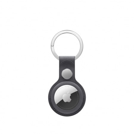 Apple AirTag FineWoven Key Ring - Black, mt2h3zm/a