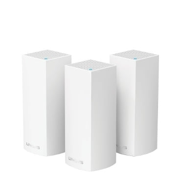 Linksys Velop Intelligent Mesh Wi-fi System, Wi-Fi 5/802.11ac Tri-Band, 3-Pack White (AC6600), WHW0303-EU