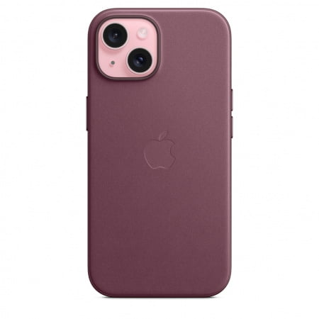 Apple iPhone 15 FineWoven Case w MagSafe - Mulberry, mt3e3zm/a - imagine 8