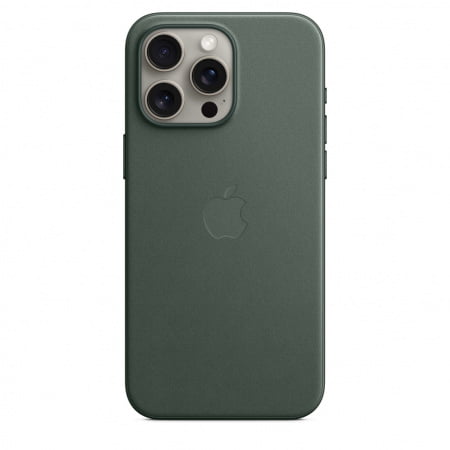Apple iPhone 15 Pro Max FineWoven Case w MagSafe - Evergreen, mt503zm/a