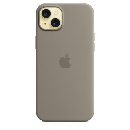 Apple iPhone 15 Plus Silicone Case w MagSafe - Clay, mt133zm/a - imagine 3
