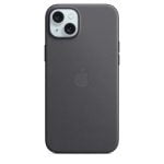 Apple iPhone 15 Plus FineWoven Case w MagSafe - Black, mt423zm/a
