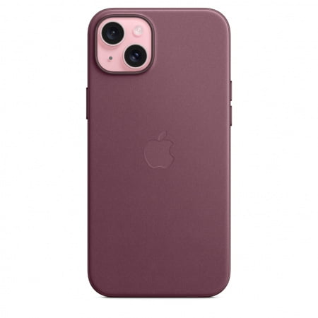 Apple iPhone 15 Plus FineWoven Case w MagSafe - Mulberry, mt4a3zm/a - imagine 3