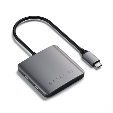 Satechi 4-PORT USB-C Hub (4xUSB-C up to 5 Gbps) - Space Grey, ST-UC4PHM