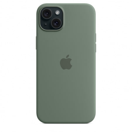 Apple iPhone 15 Plus Silicone Case w MagSafe - Cypress, mt183zm/a - imagine 6