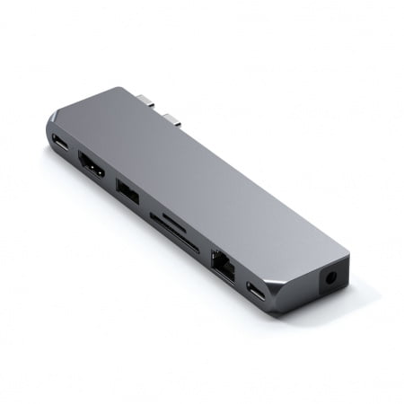 Satechi Pro Hub Max (1xUSB4,1x HDMI 4K 60Hz,1xUSB-A3.0,1x micro/SD,1xEthernet,1xUSB-C,1xAudio) - Space Grey, ST-UCPHMXM