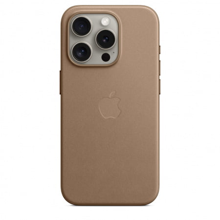 Apple iPhone 15 Pro FineWoven Case w MagSafe - Taupe, mt4j3zm/a