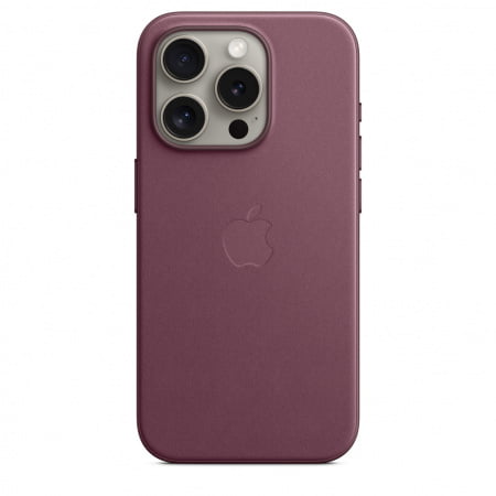 Apple iPhone 15 Pro FineWoven Case w MagSafe - Mulberry, mt4l3zm/a