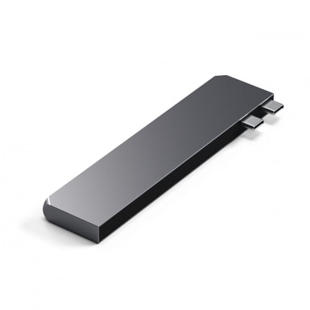 Satechi PRO HUB SLIM (1xUSB4,1xHDMI,2xUSB-A,SD/MicroSD,UHS-I up to 104MB/s, SD/SDHC/SDXC up to 2TB,1xUSB-C) - Space Grey, ST-HUCPHSM - imagine 5