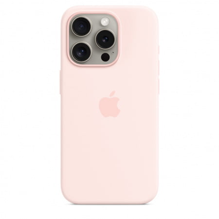 Apple iPhone 15 Pro Silicone Case w MagSafe - Light Pink, mt1f3zm/a