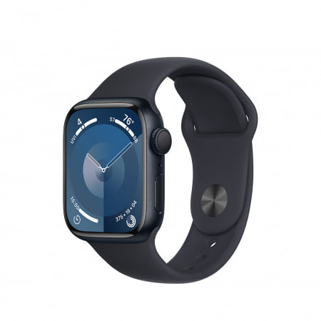Apple Watch S9 GPS 41mm Midnight Alu Case w Midnight Sport Band - S/M, mr8w3qp/a