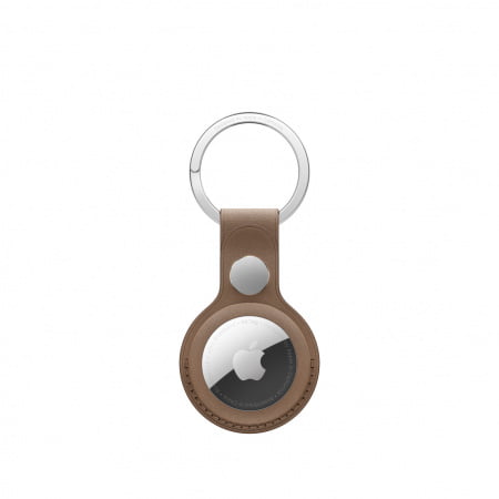 Apple AirTag FineWoven Key Ring - Taupe, mt2l3zm/a