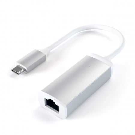 Satechi Aluminium Type-C to Ethernet Adapter - Silver, ST-TCENS,