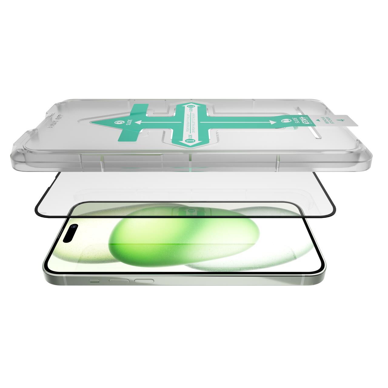 NEXT ONE ALL-ROUNDER GLASS SCREEN PROTECTOR FOR IPHONE 15 PLUS, IPH-15PLUS-ALR - imagine 5