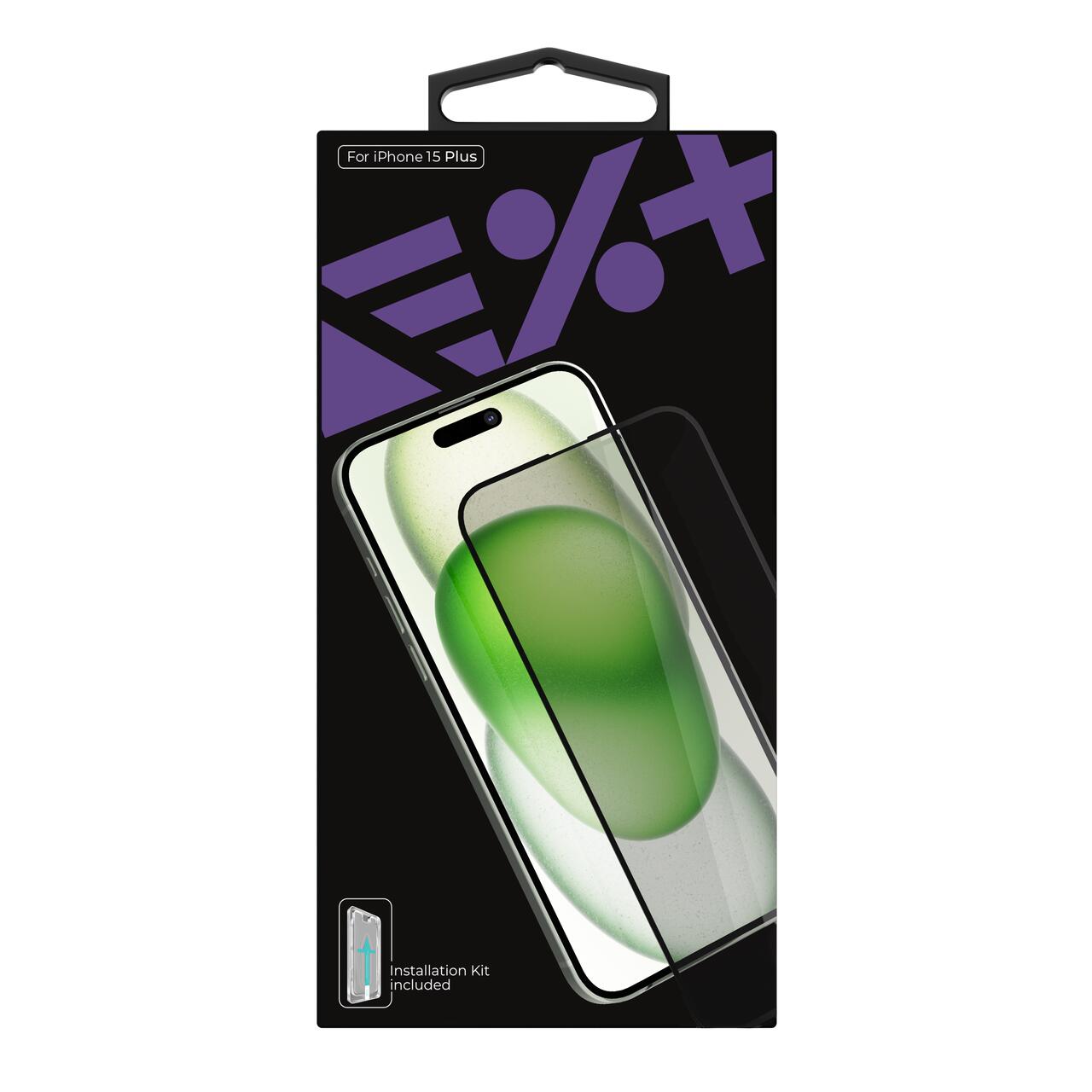 NEXT ONE ALL-ROUNDER GLASS SCREEN PROTECTOR FOR IPHONE 15 PLUS, IPH-15PLUS-ALR - imagine 6