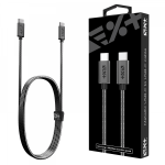 Next One Metallic USB-C to USB-C Cable 1.2m (3A) - Space Gray, USBCX2-MET-SG
