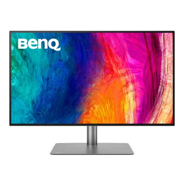 Monitor IPS LED Benq PD3225U, 31.5inch, UHD 4K (3840x2160), 5ms GTG, Black, HDMI, DisplayPort, Thunderbolt 3, Boxe, Pivot (Gri), Compatibil MacBook, 9H.LLYLA.TBE