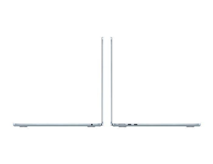 MacBook Air 13.6″ (2025) Apple M4 10-core CPU, 8-core GPU, 16‑core Neural Engine, 16GB RAM, 256GB SSD, SKY BLUE, INT KB, mc6t4ro/a - imagine 3