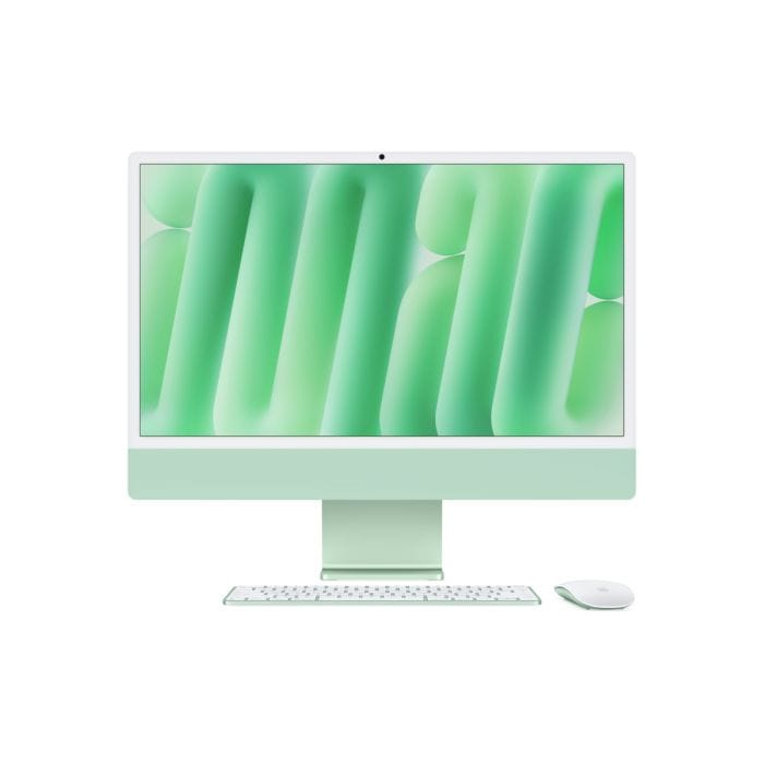 iMac 24" cu procesor Apple M4, 24", Retina 4.5K, 10 nuclee CPU si 10 nuclee GPU, 16GB, 256GB SSD, Green, mwuy3ro/a