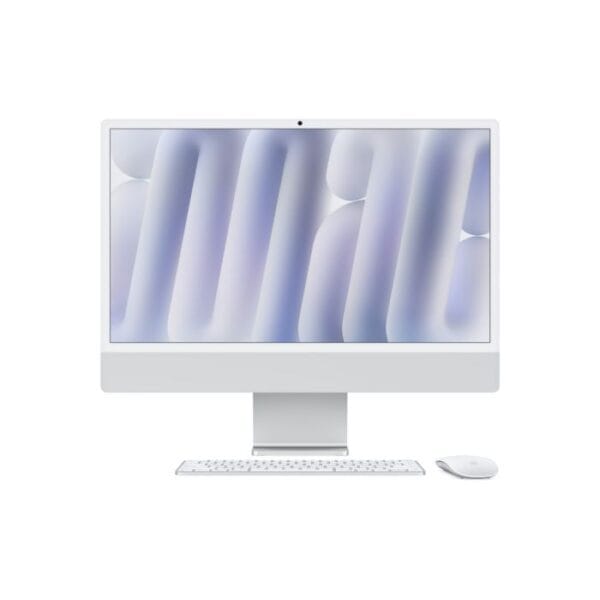 iMac 24" cu procesor Apple M4, 24", Retina 4.5K, 10 nuclee CPU si 10 nuclee GPU, 16GB, 512GB SSD, Silver, mwuv3ro/a