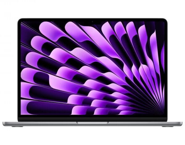 MacBook Air 15", procesor Apple M3, 8 nuclee CPU si 10 nuclee GPU, 24GB, 512GB, Space Grey, INT KB, mc9h4ro/a