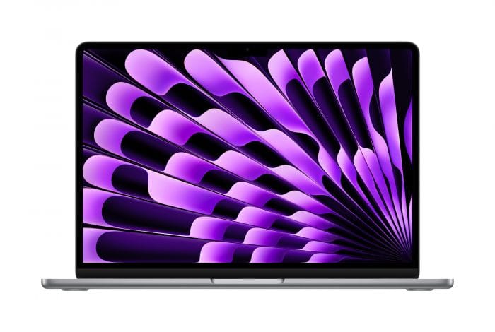 MacBook Air 15", procesor Apple M3, 8 nuclee CPU si 10 nuclee GPU, 24GB, 512GB, Space Grey, INT KB, mc9h4ro/a
