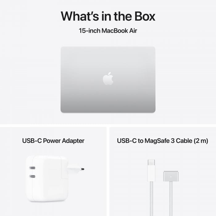 MacBook Air 15", procesor Apple M4, 10 nuclee CPU si 10 nuclee GPU, 24GB, 512GB, Silver, INT KB, mc6j4ro/a - imagine 6