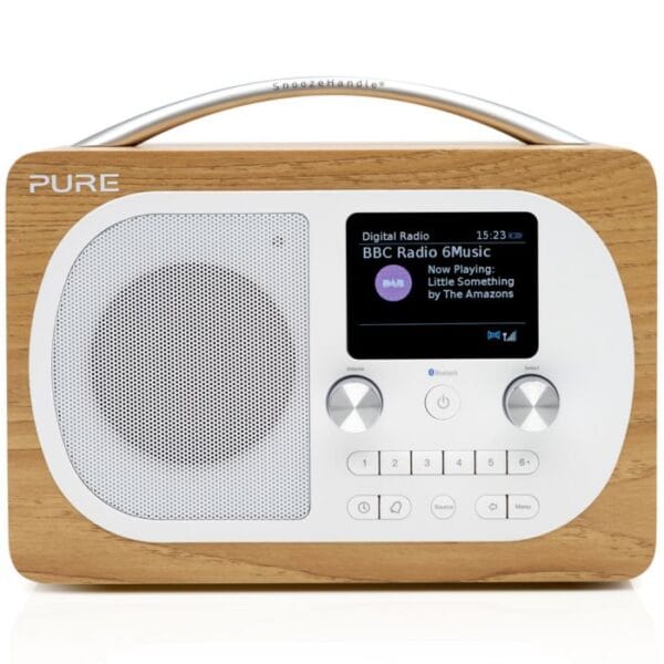 Pure Evoke H4 DAB+ radio with Bluetooth, Oak, 148002