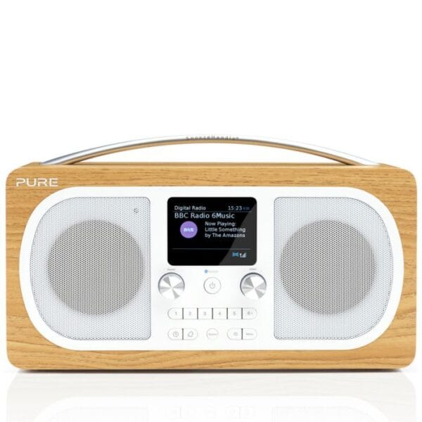 Pure Evoke H6 DAB+ Radio with Bluetooth, Oak, 148004