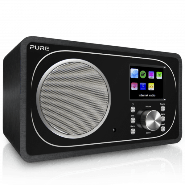 Pure Evoke F3 Internet radio with Bluetooth, Black, 245065