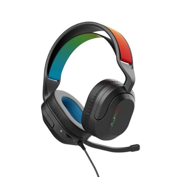 JLAB Nightfall Wired Gaming Headset, Black, IEUGHNHTFALLRBLK4